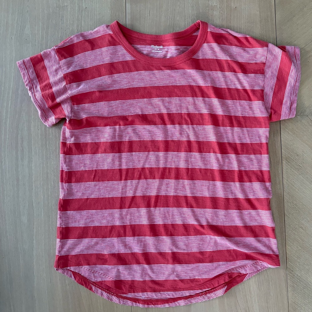 Madewell Whisper Crew Neck Tee, Size M